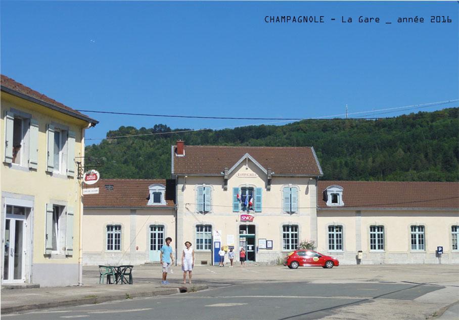 Cafe Hotel De La Gare Champagnole Εξωτερικό φωτογραφία
